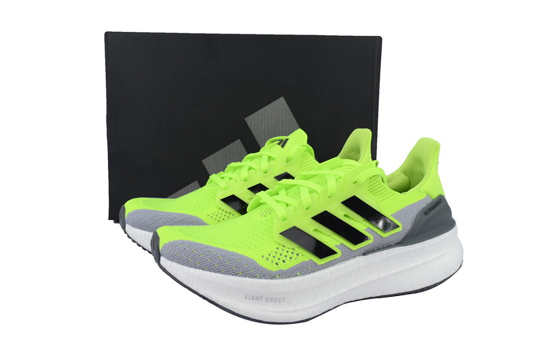Green Grey 8880-11 Adidas UltraBoost 5 'Lucid Lemon Grey' - Image 3