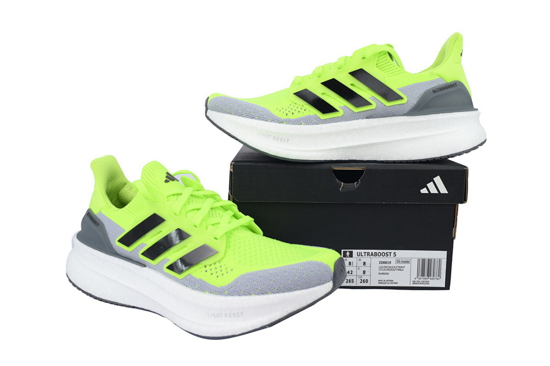 Green Grey 8880-11 Adidas UltraBoost 5 'Lucid Lemon Grey' - Image 4