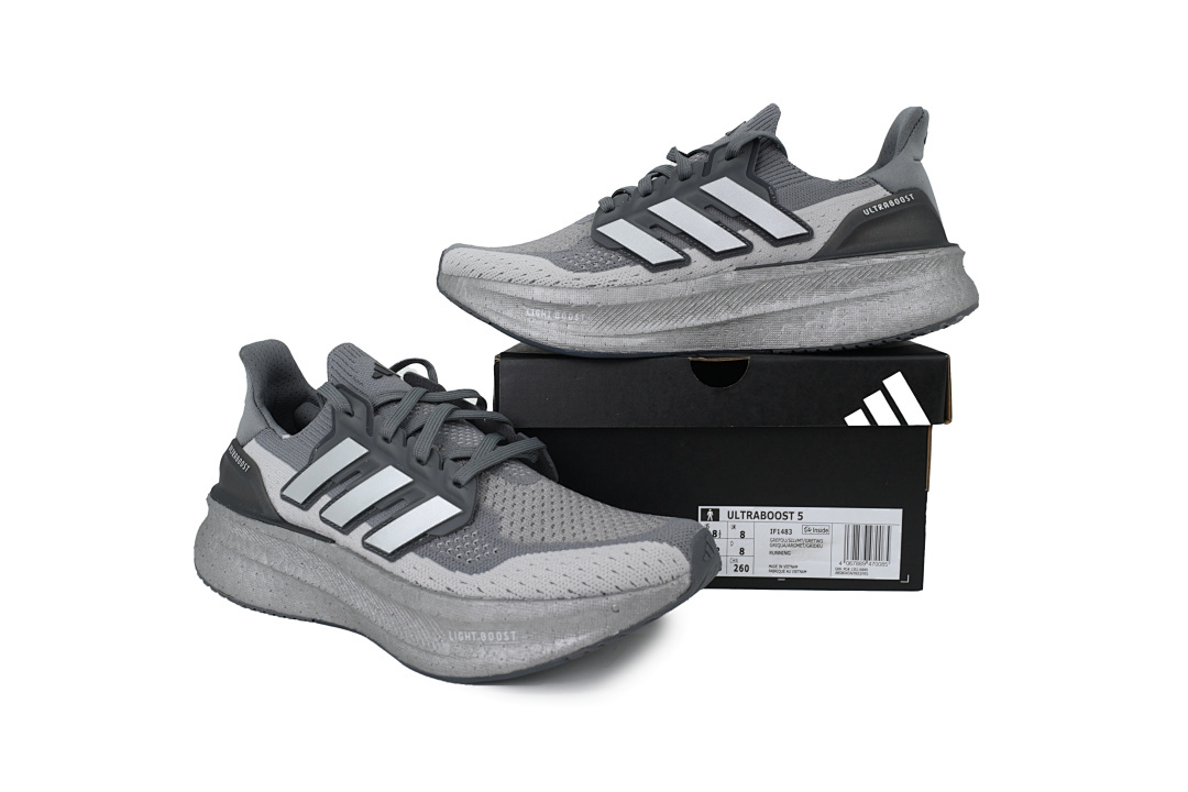 Adidas UltraBoost 5 'Grey Silver Metallic' - Image 11