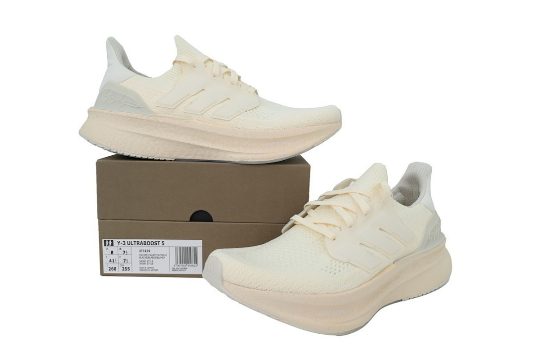 White 8880-2 Y-3 J439 Adidas Y-3 UltraBoost 5 'Off White' - Image 12