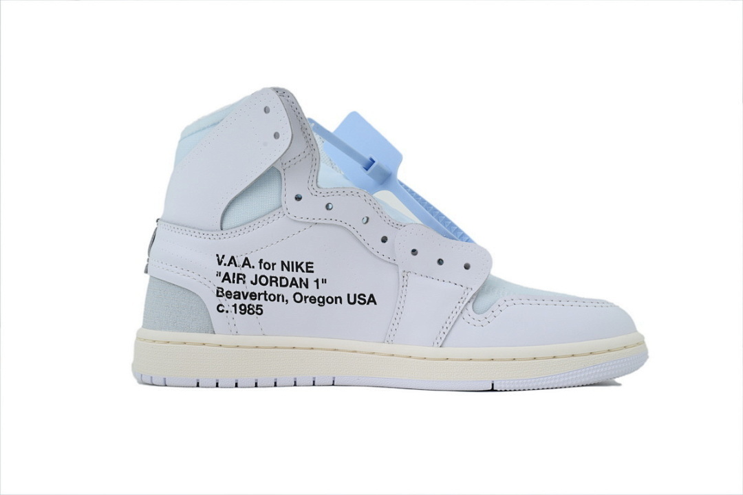 Off-White x Air Jordan 1 Retro High 'Alaska' - Image 5