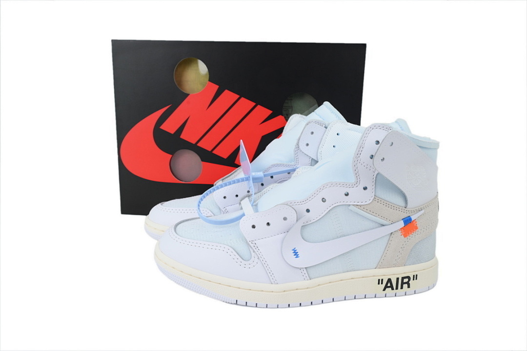 Off-White x Air Jordan 1 Retro High 'Alaska' - Image 10