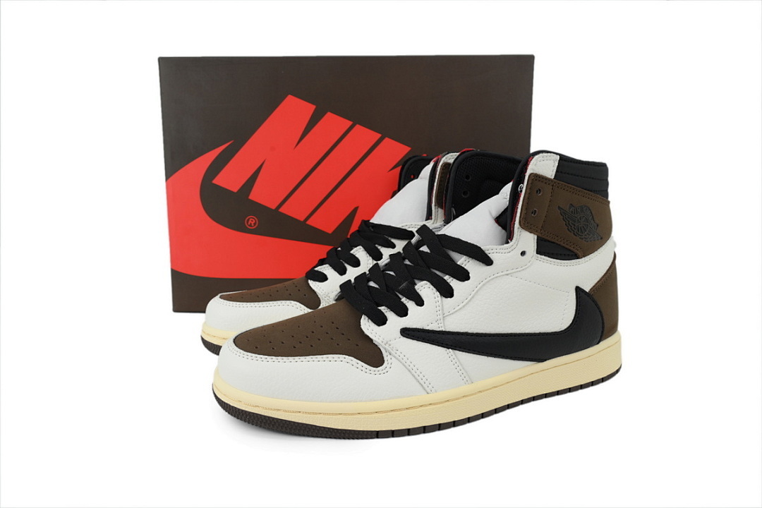 Travis Scott x Air Jordan 1 Retro High 'Mocha' - Image 5