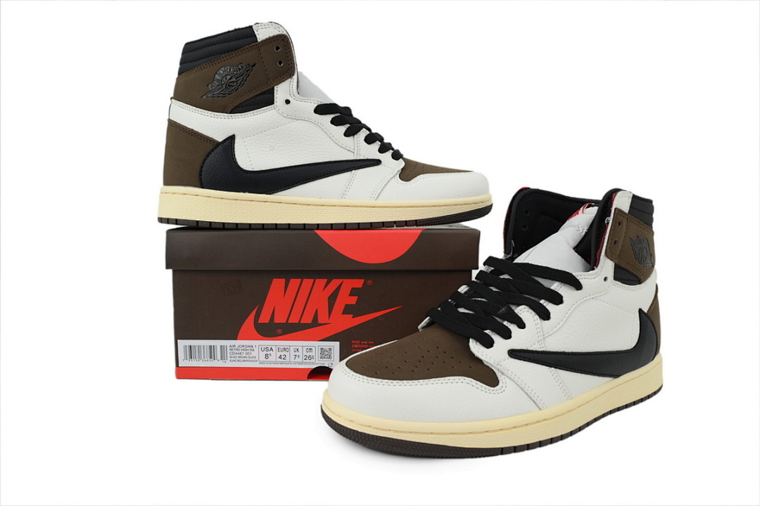 Travis Scott x Air Jordan 1 Retro High 'Mocha' - Image 6