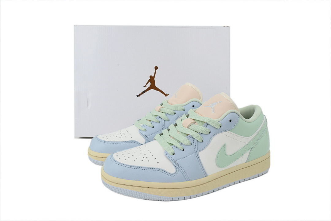 Wmns Air Jordan 1 Low 'Sail Aura' - Image 6
