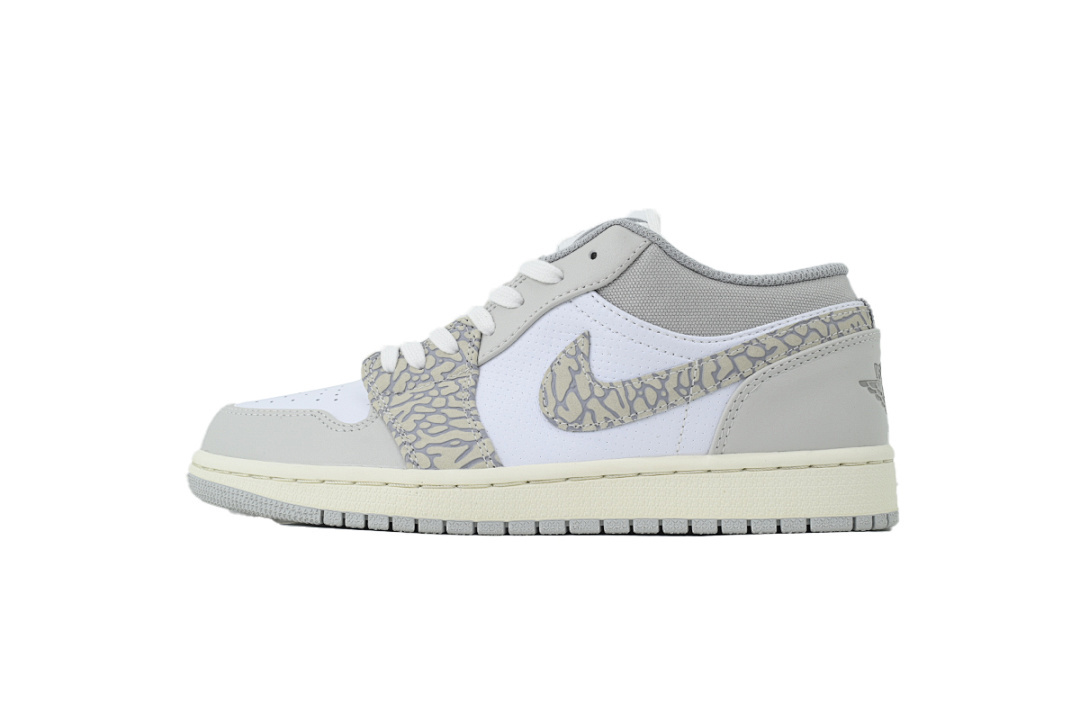 Air Jordan 1 Low Premium 'Elephant Print'