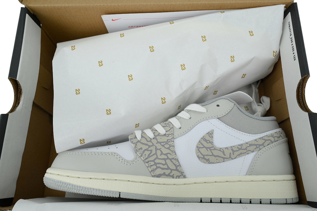 Air Jordan 1 Low Premium 'Elephant Print' - Image 9