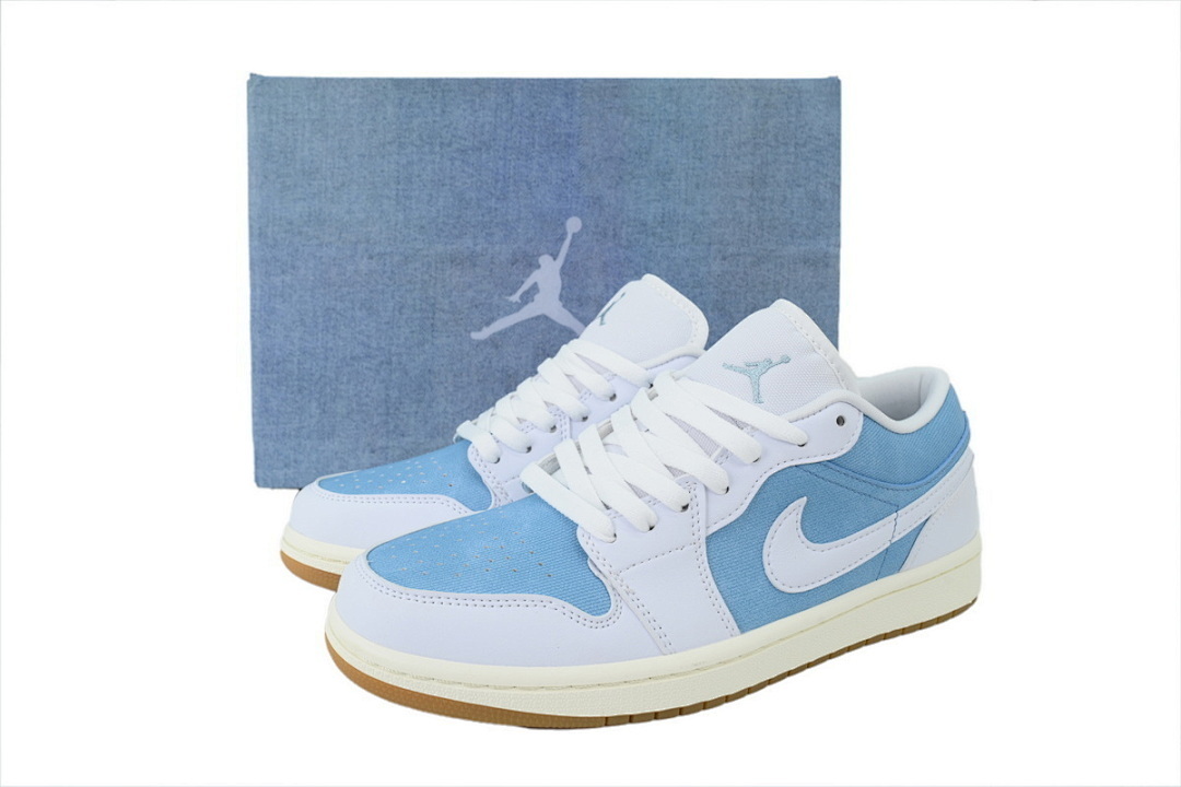 Wmns Air Jordan 1 Low SE 'Denim Worn Blue' - Image 2