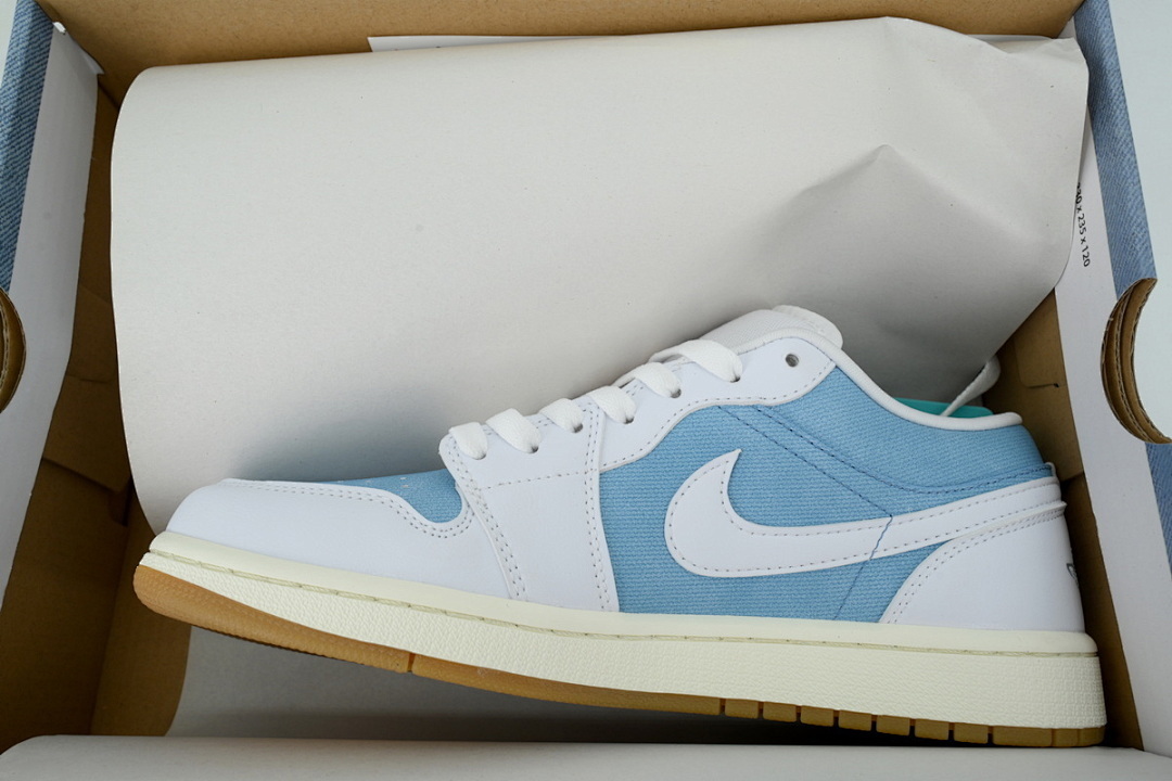 Wmns Air Jordan 1 Low SE 'Denim Worn Blue' - Image 8