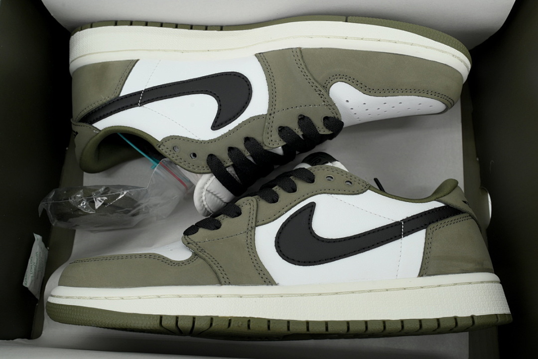 Air Jordan 1 Retro Low 'Medium Olive' - Image 7