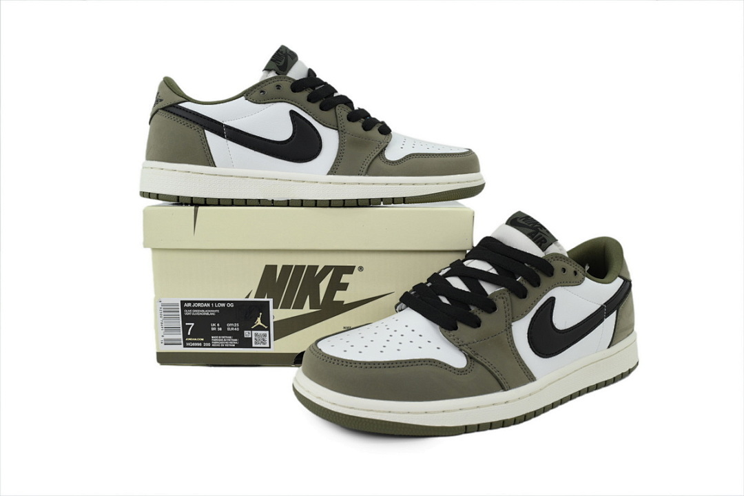 Air Jordan 1 Retro Low 'Medium Olive' - Image 9