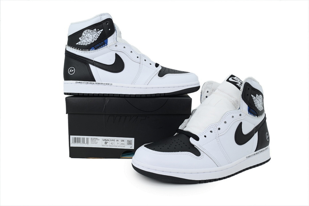 Union LA x Air Jordan 1 Retro Lightning UN Black And White - Image 9
