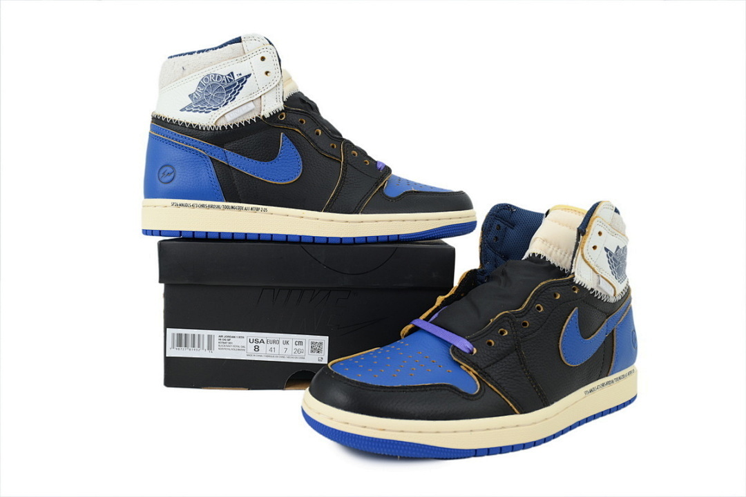 Fragment Design x Union LA x Air Jordan 1 Retro High 'Sport Ro - Image 4
