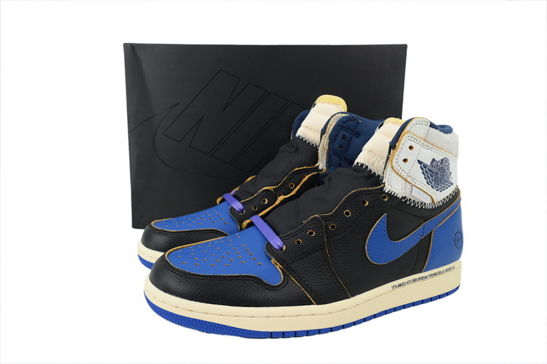 Fragment Design x Union LA x Air Jordan 1 Retro High 'Sport Ro - Image 6