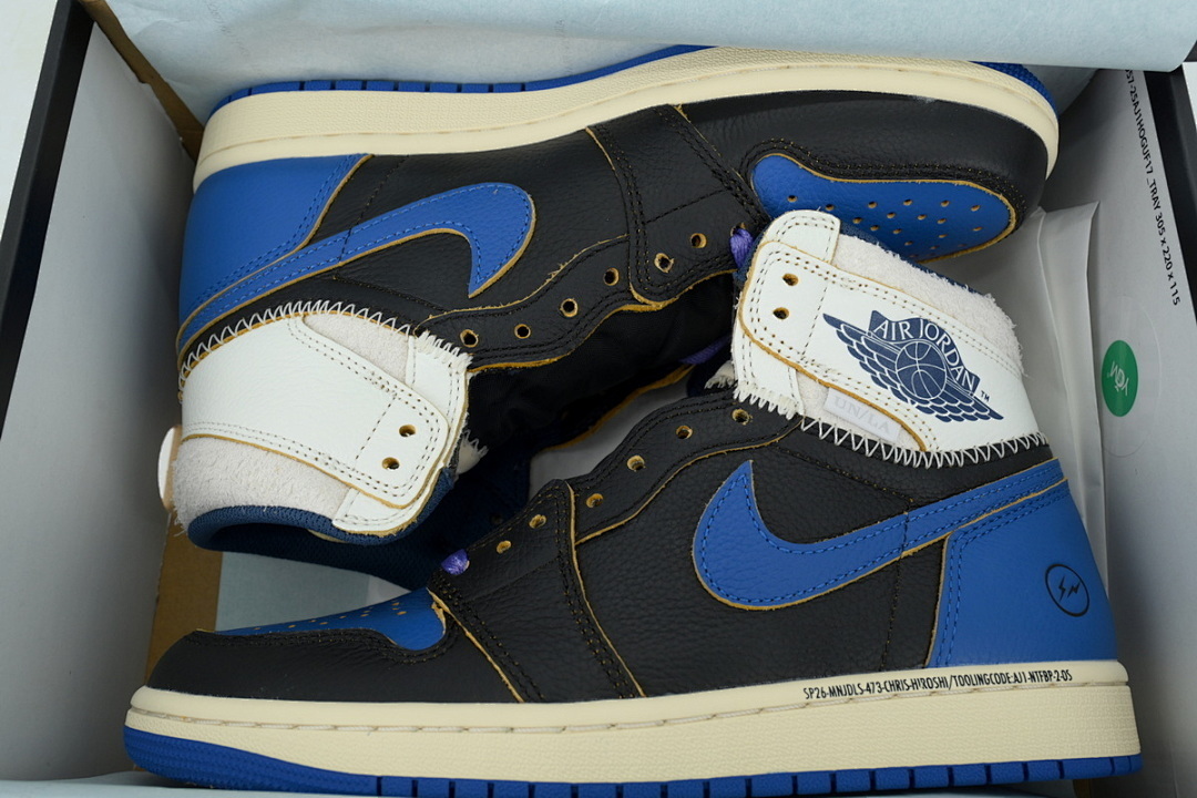Fragment Design x Union LA x Air Jordan 1 Retro High 'Sport Ro - Image 8