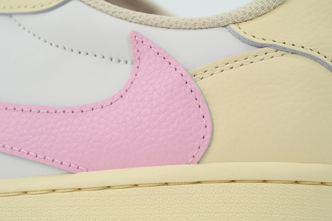 Travis Scott x Air Jordan 1 Retro Low 'Muslin Pink' - Image 4