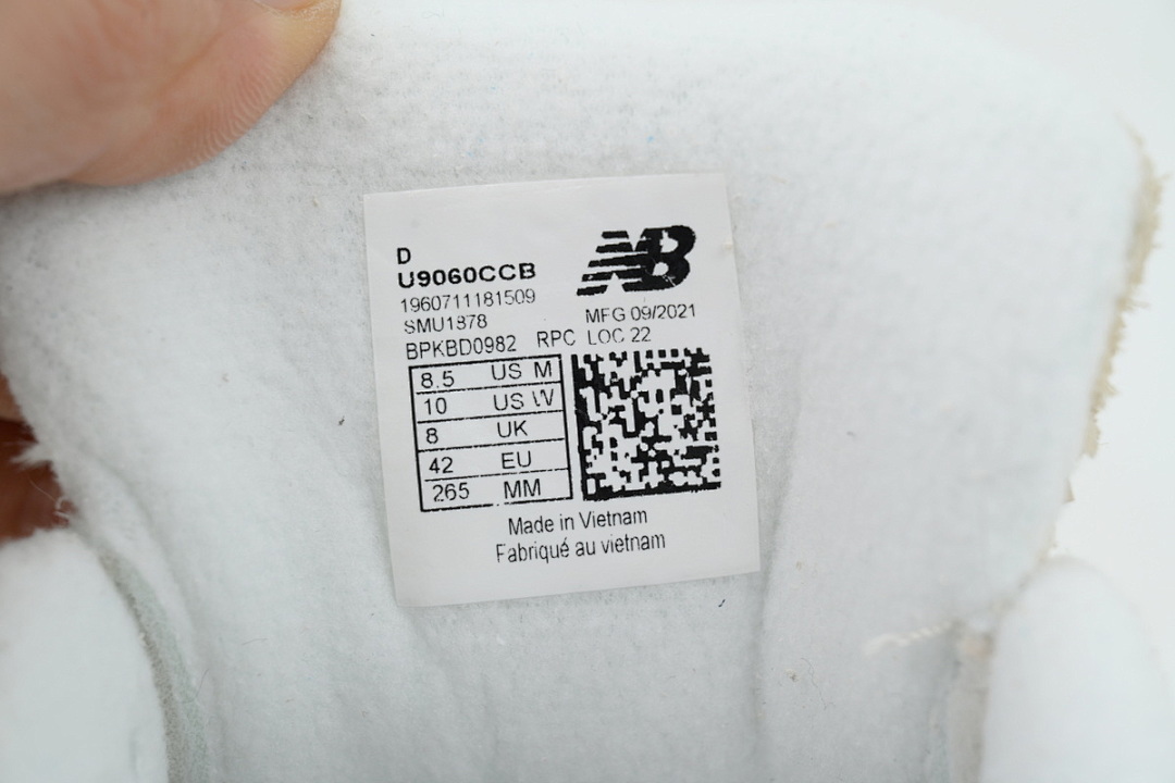 Beige -72 9060 U9060CCB New Balance 9060 'Bisque Sea Salt' - Image 3
