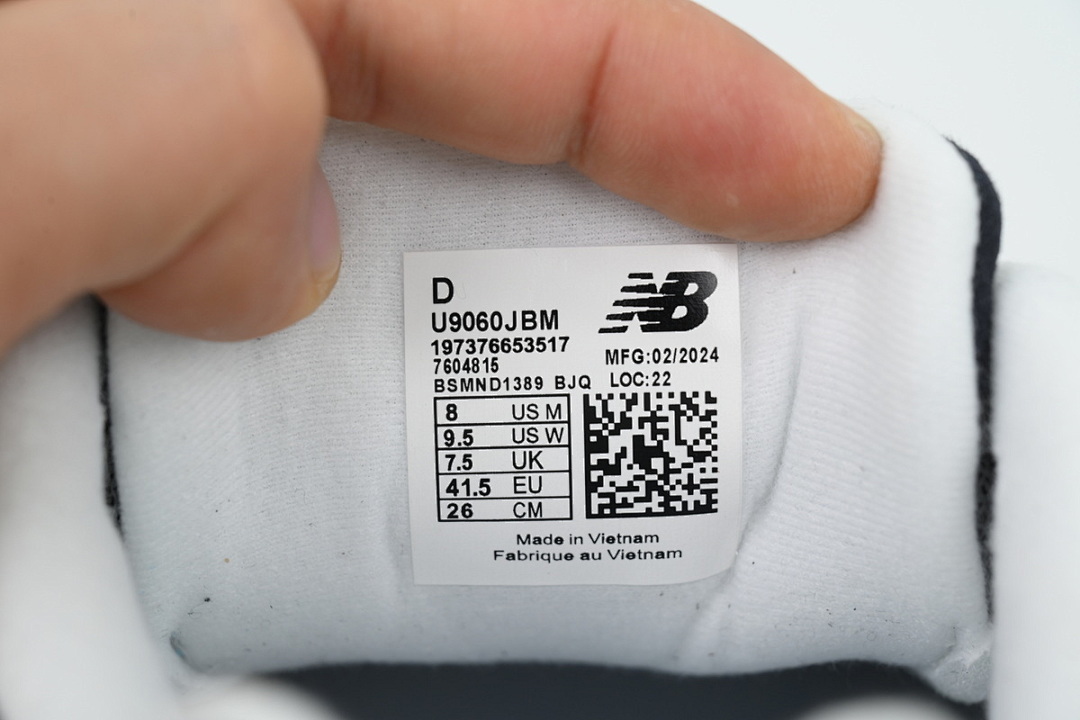 Black Grey -21 9060 U9060JBM New Balance 9060 'Dark Grey' - Image 3