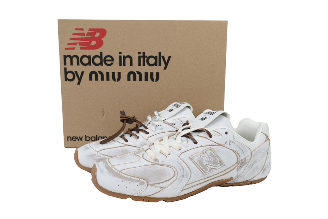 13 99F D005 New Balance x Miu Miu 530 SL 'White Gum' - Image 2