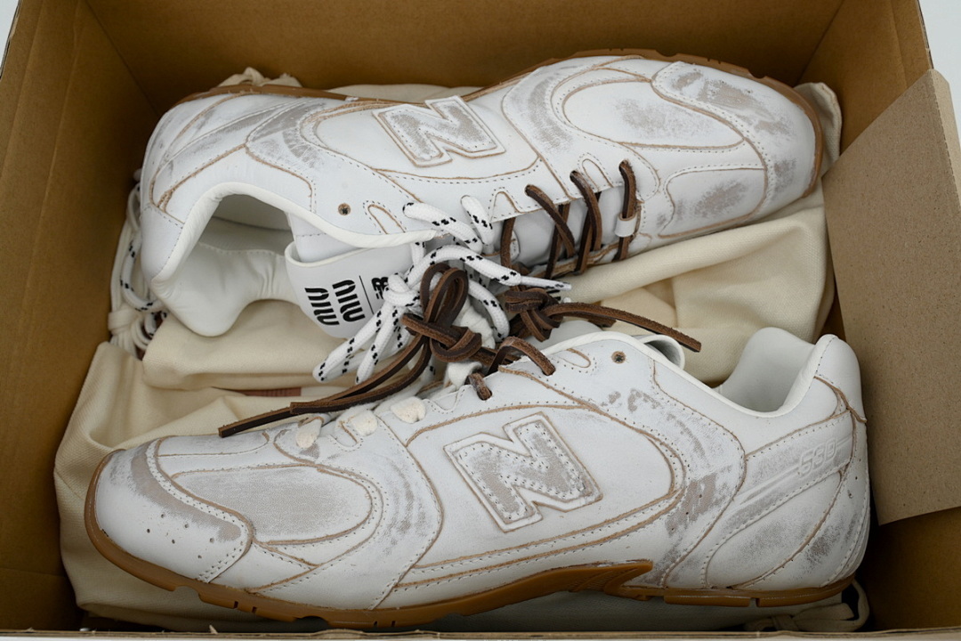 13 99F D005 New Balance x Miu Miu 530 SL 'White Gum' - Image 12