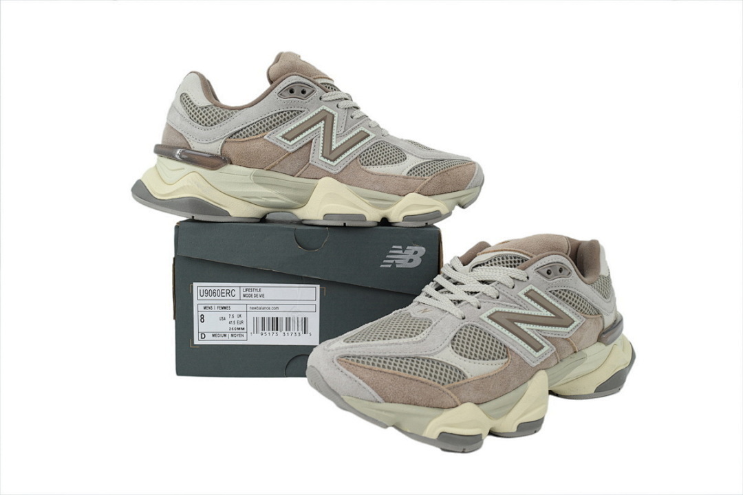 Grey Brown -71 9060 U9060ERC New Balance 9060 'Mushroom Arid Stone' - Image 7