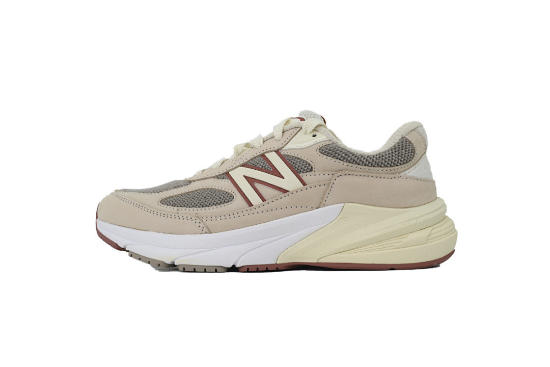 Grey LO6 NB U990LO6 New Balance Loro Piana x 990v6 Made in USA 'Raw Cashew' - Image 7