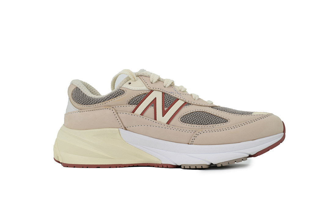 Grey LO6 NB U990LO6 New Balance Loro Piana x 990v6 Made in USA 'Raw Cashew'