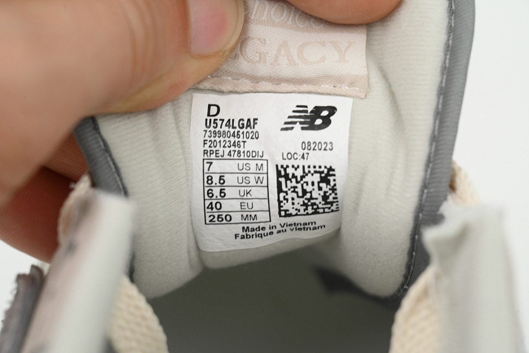 Off White NB 574 U574L-GAF 574 Legacy Beige - Image 5