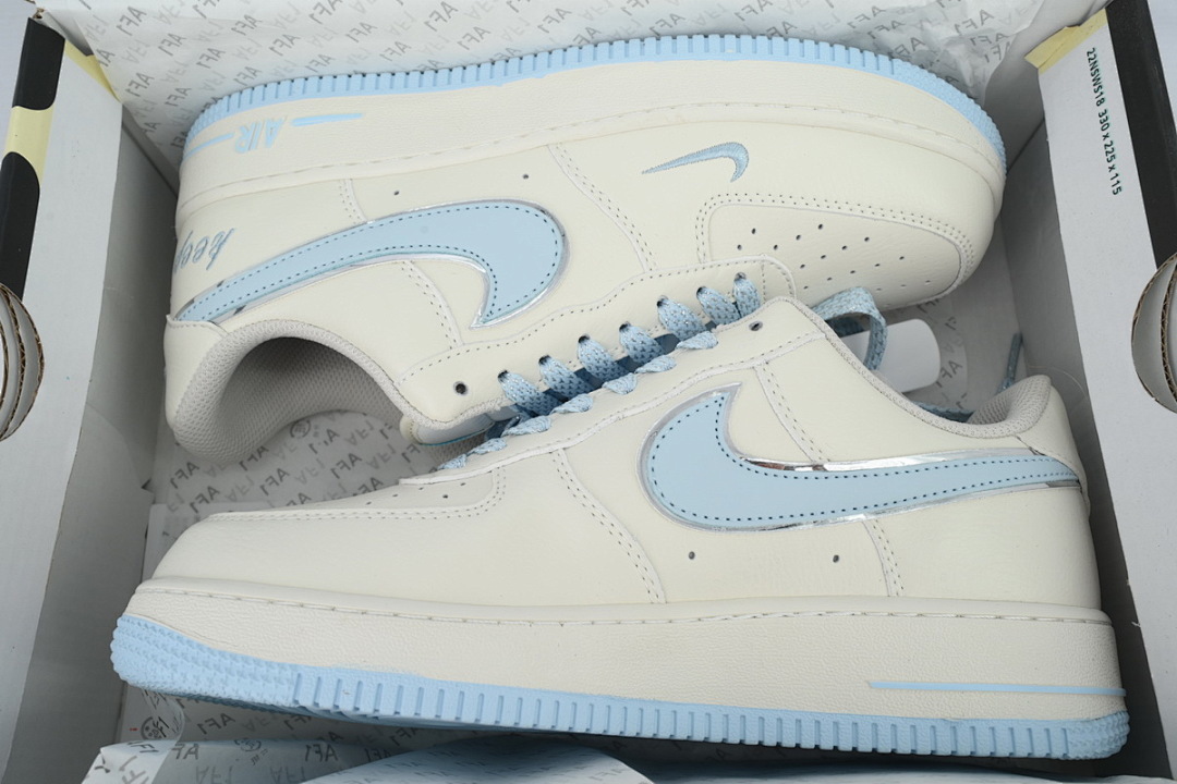 Nike Air Force 1 Single silver - Image 9