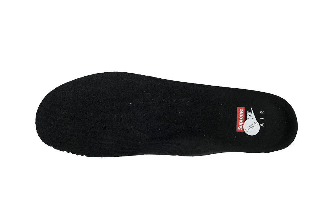 Nike Supreme x Air Force 1 Low Black Warrior Black And White - Image 3