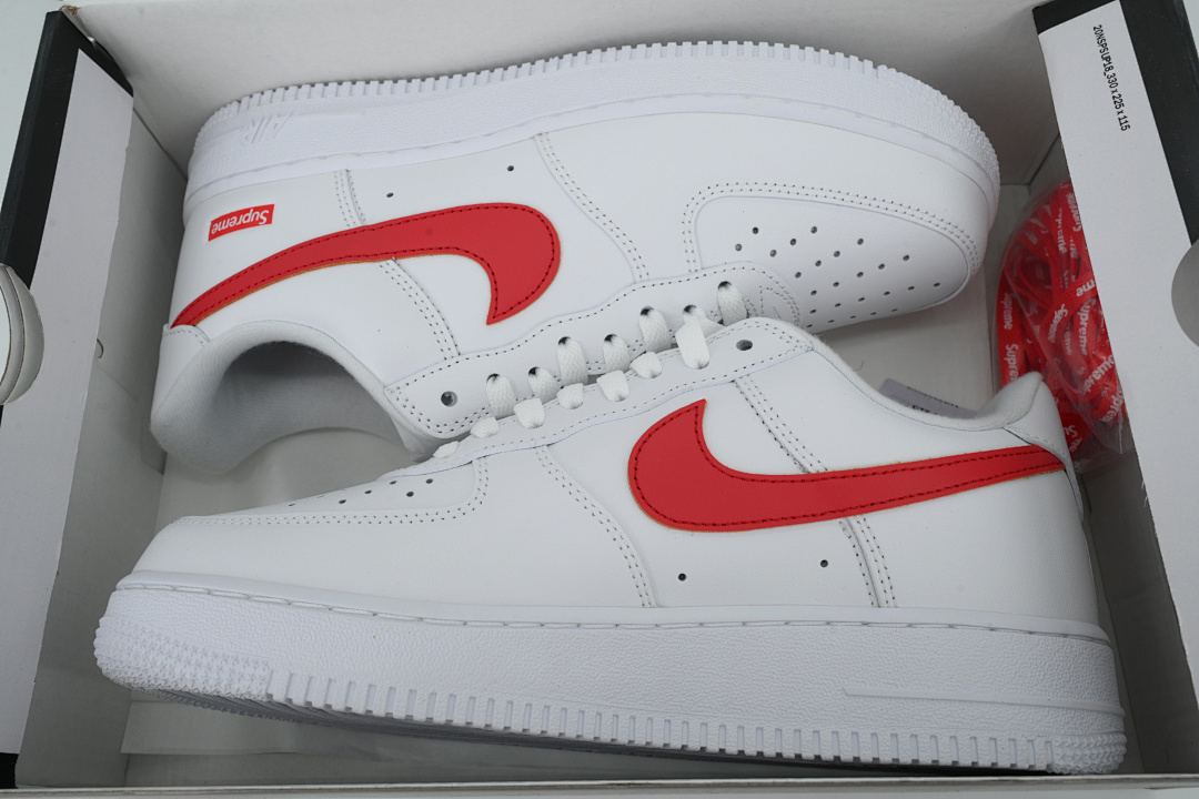 Supreme x Air Force 1 Low'Box Logo-Speed Red'Shanghai Exclusive - Image 10