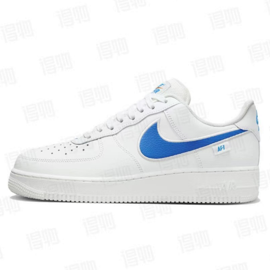 Air Force 1 '07 'Blue Label - White Photo Blue' - Image 2