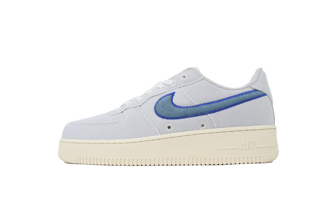 Nike Air Force 1 Low 'Canvas Pack - Photon Dust Game Royal' - Image 4