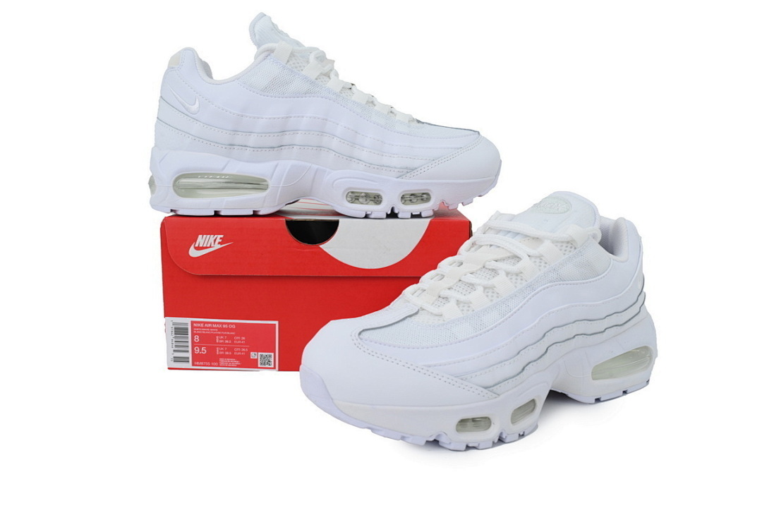 Nike Air Max 95 All White - Image 9