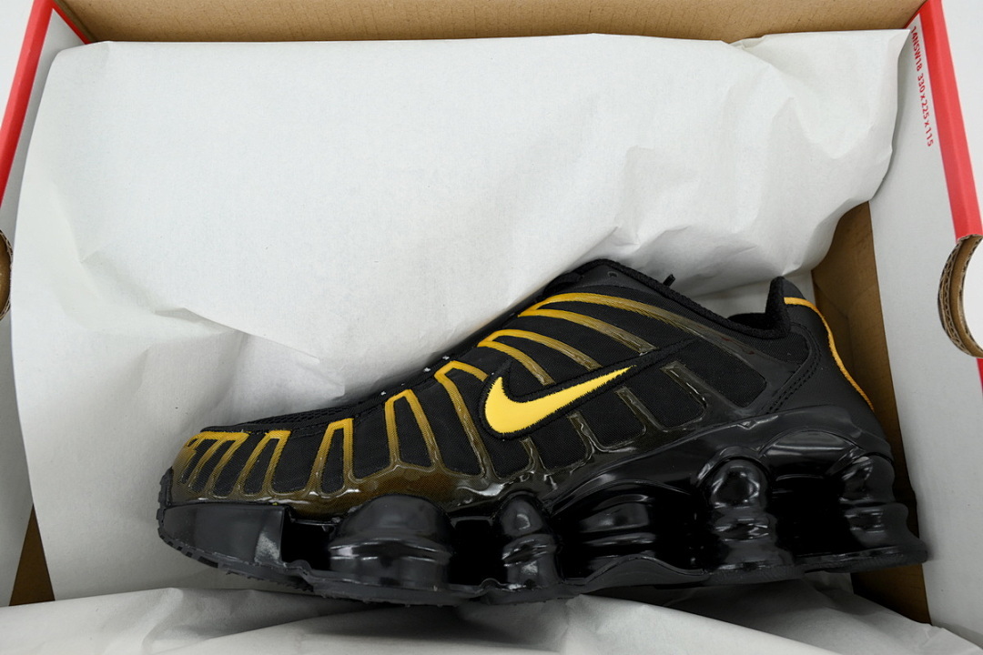 Nike Shox TL 'Black University Gold' - Image 4