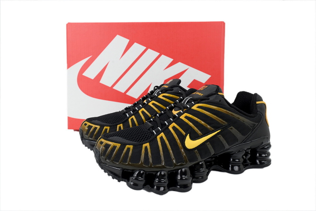 Nike Shox TL 'Black University Gold' - Image 5