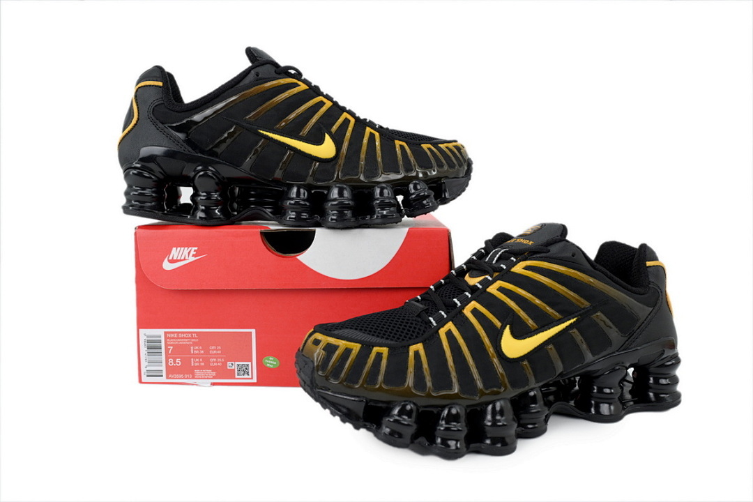 Nike Shox TL 'Black University Gold' - Image 6