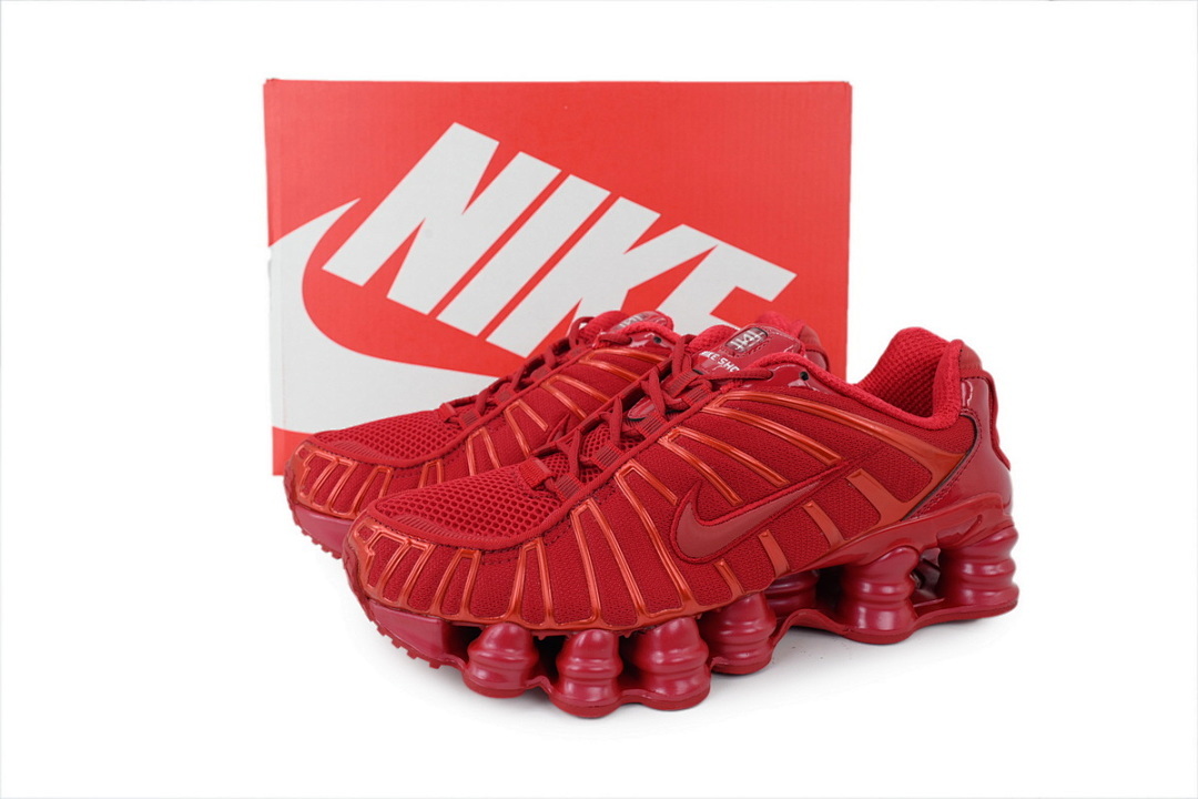 Nike Wmns Shox TL 'Gym Red/Gym Red/White' - Image 8