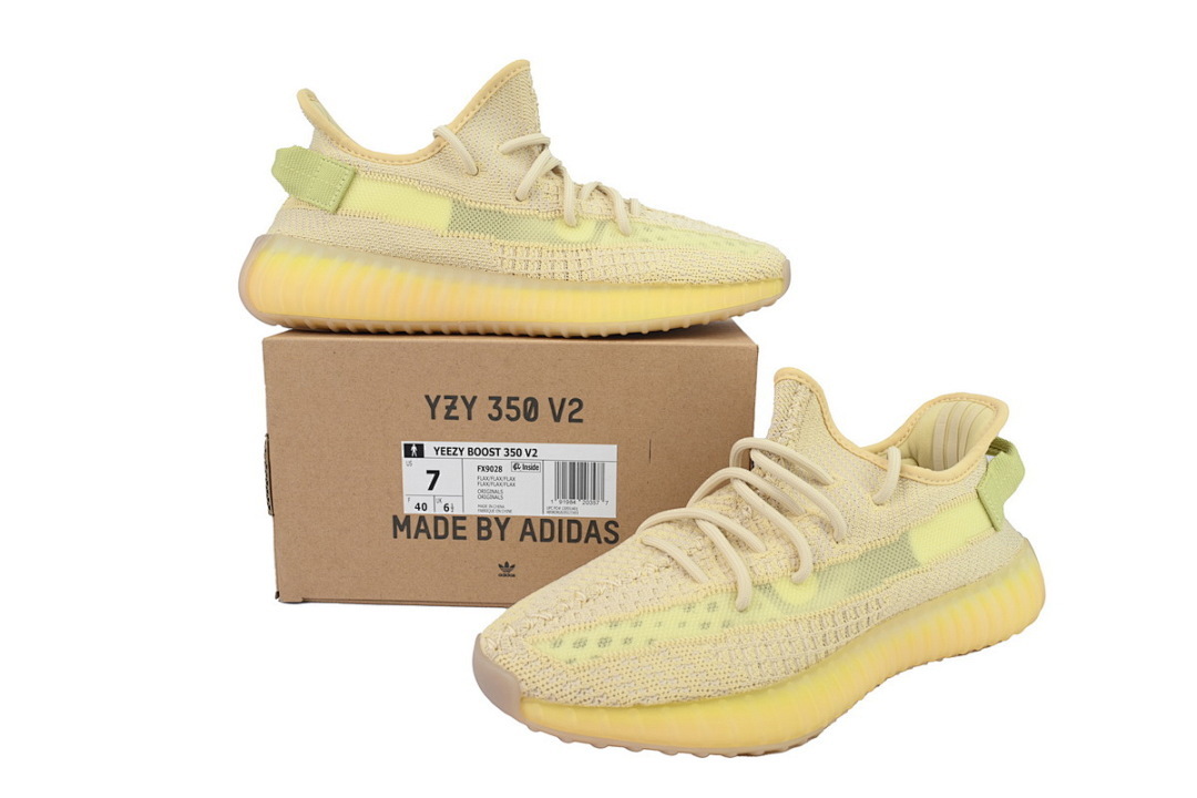 adidas Yeezy Boost 350 V2 'Flax' - Image 4