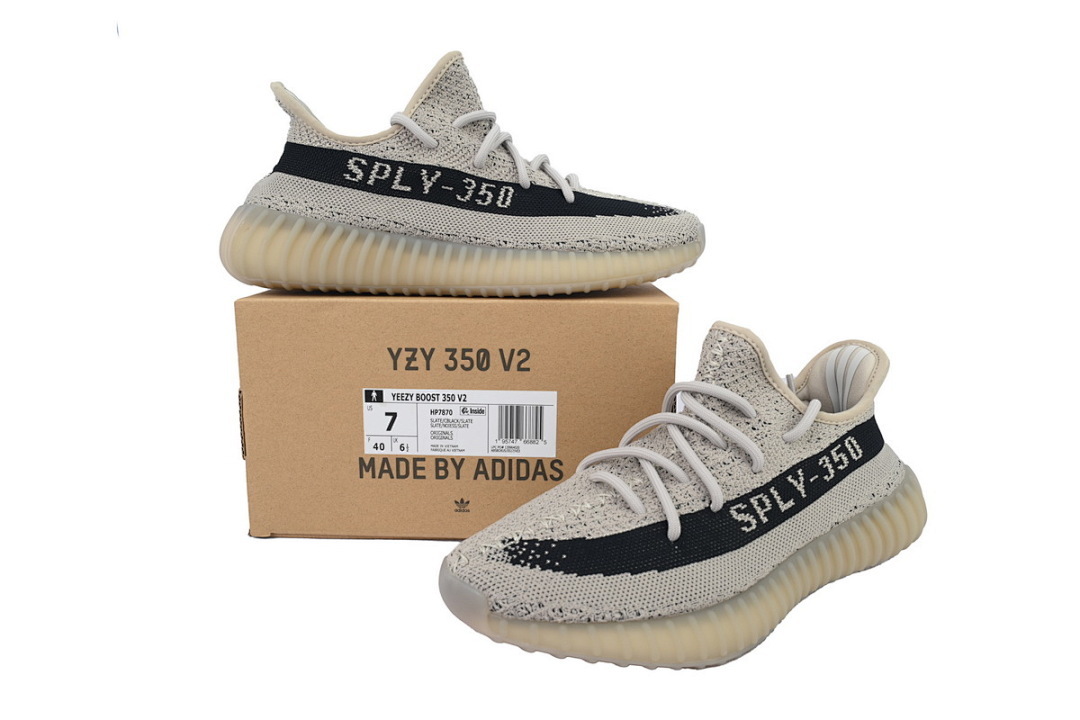 Grey Black 7870 350 V2 H870 adidas Yeezy Boost 350 V2 Slate - Image 7