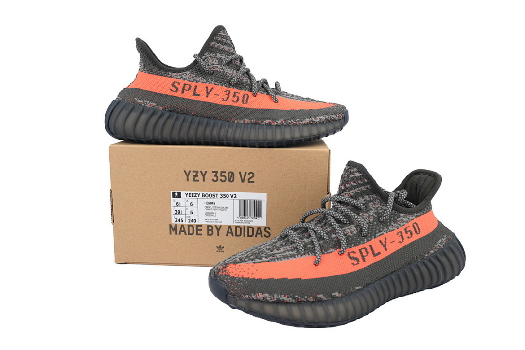 adidas Yeezy 350 V2 Green Grey - Image 6