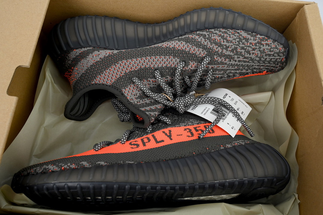 adidas Yeezy 350 V2 Green Grey - Image 8